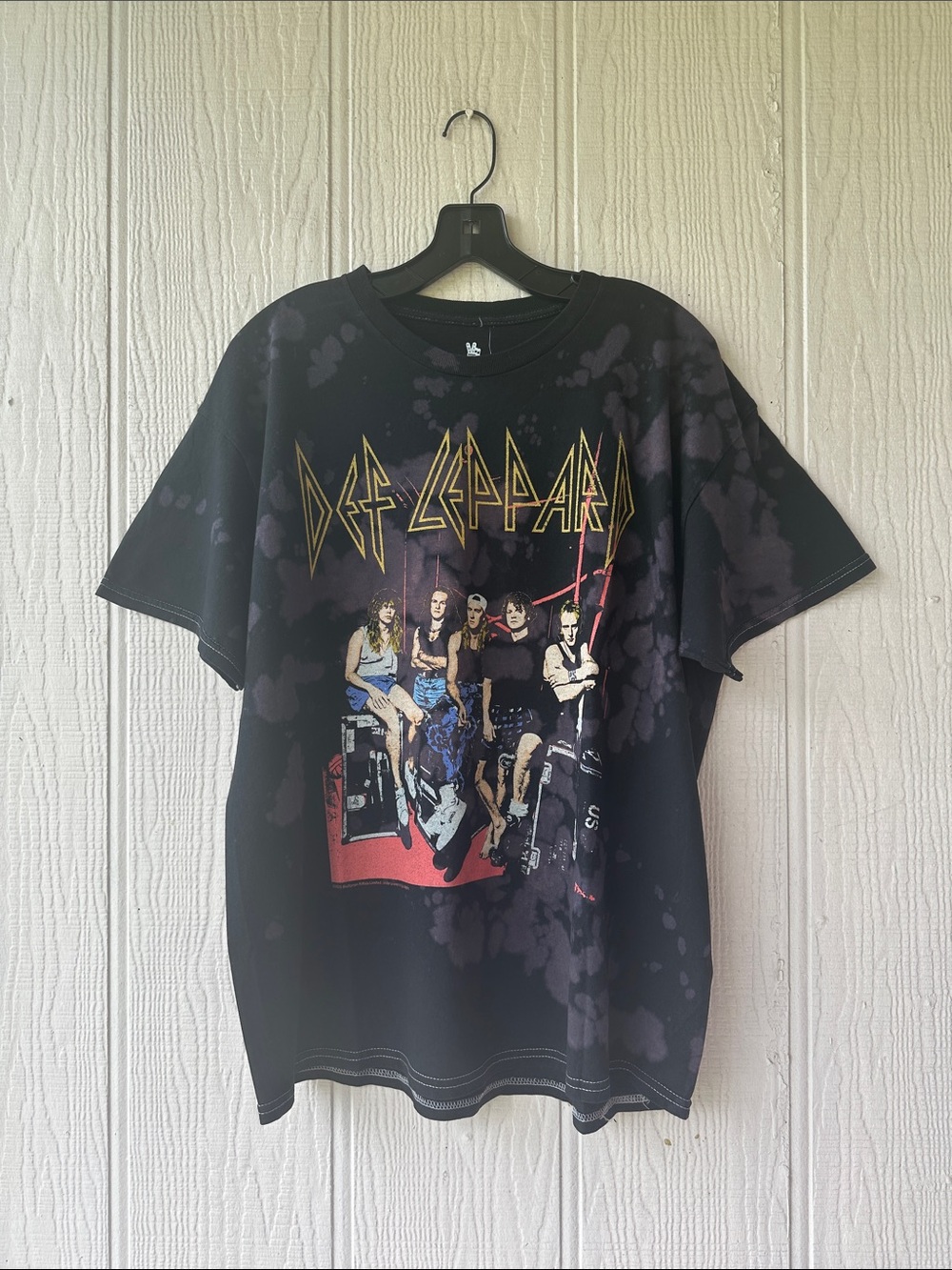 Junk Food Def Leppard Tie Dye Graphic Tee